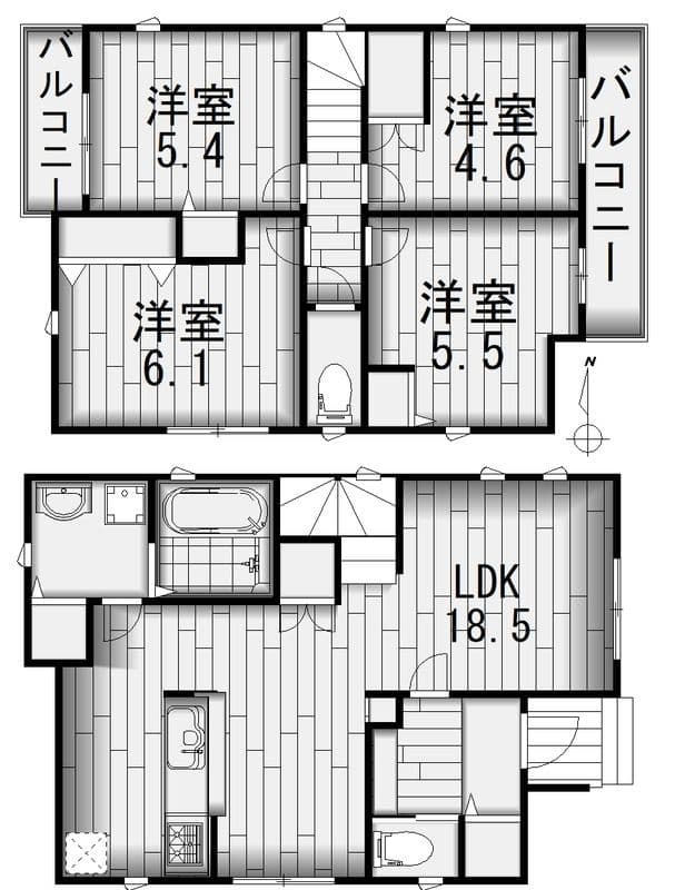QLAZO麻生区東百合丘戸建 1号棟の写真