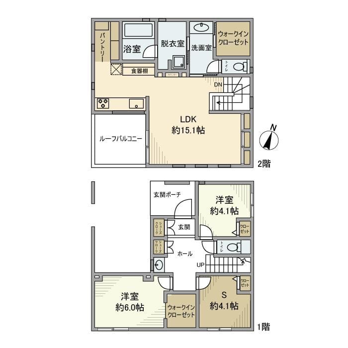 西久保町戸建 0 間取り図