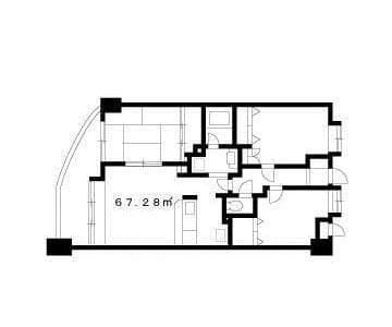 K&Aビル 202 間取り図