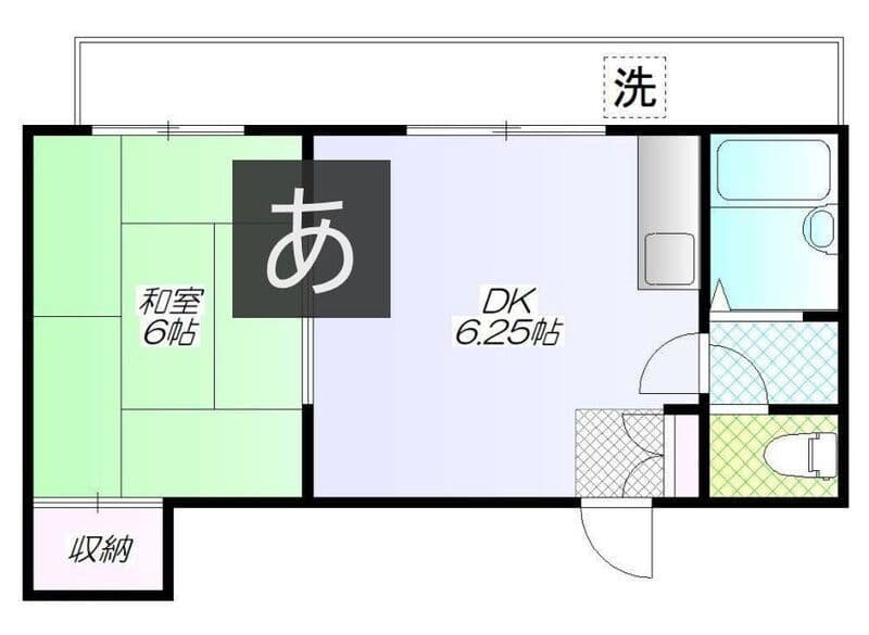 第2日の本ビル 401 間取り図
