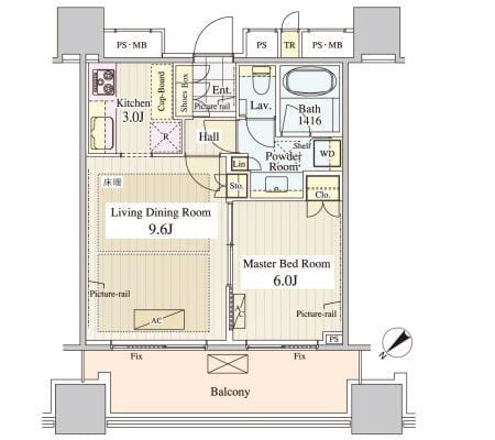 パークコート千代田富士見ザタワー 507