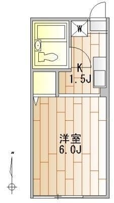 弥生レジデンスA棟 103 間取り図