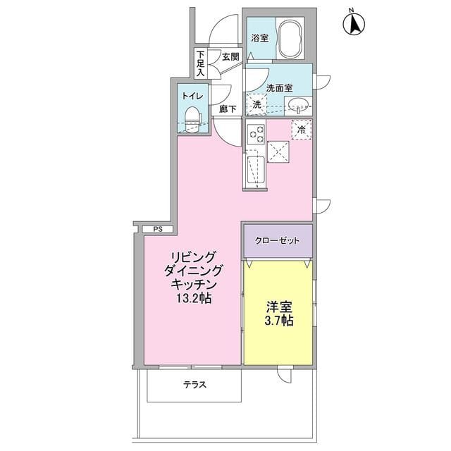 ブルーム桜丘A棟 A101