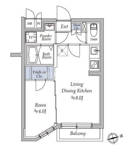 アトリオフラッツ奥沢 404