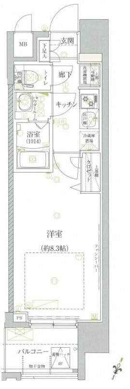 クレイシア芝浦 301