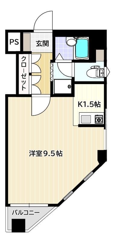パレ ラ プラージュ 402 間取り図