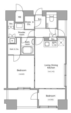 ホライズンプレイス赤坂 1601