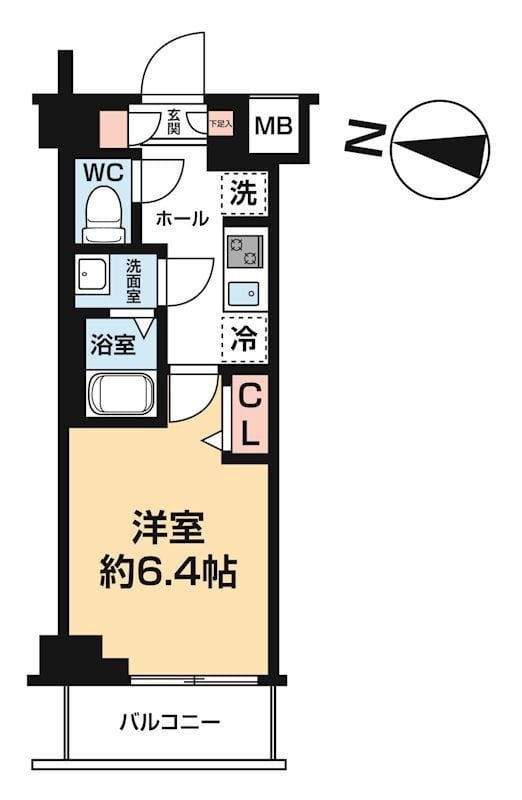 AZEST立石Ⅱ 703 間取り図