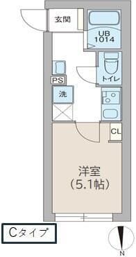 レピュア高円寺レジデンス 103 間取り図