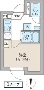 レピュア高円寺レジデンス 202 間取り図
