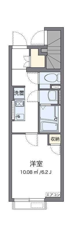 クレイノ浜田山A 105 間取り図
