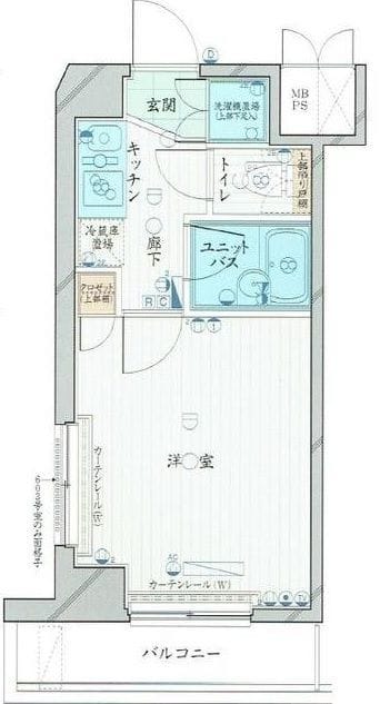 ルーブル椎名町 1103 間取り図
