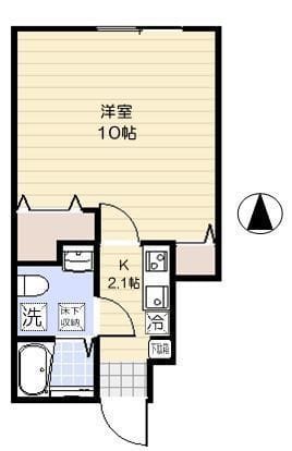 スターク亀有 102 間取り図