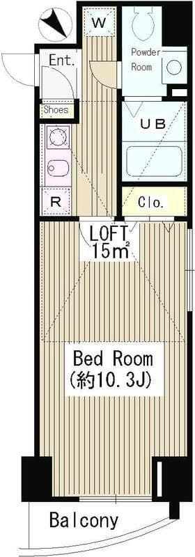 エスペラル池袋 1001 間取り図
