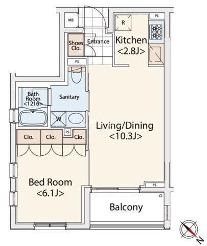 カスタリア初台Ⅱ 506