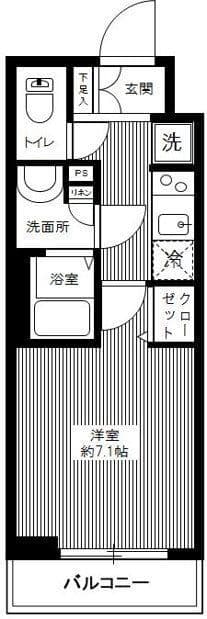 AZESTときわ台 202 間取り図