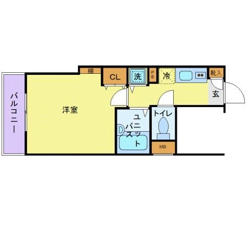 フェニックス高田馬場弐番館 106 間取り図