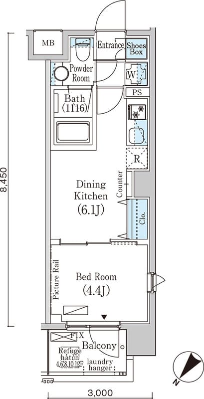 フルハウス赤羽 1202