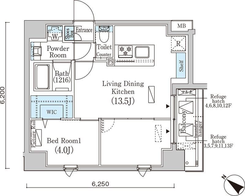 フルハウス赤羽 1203