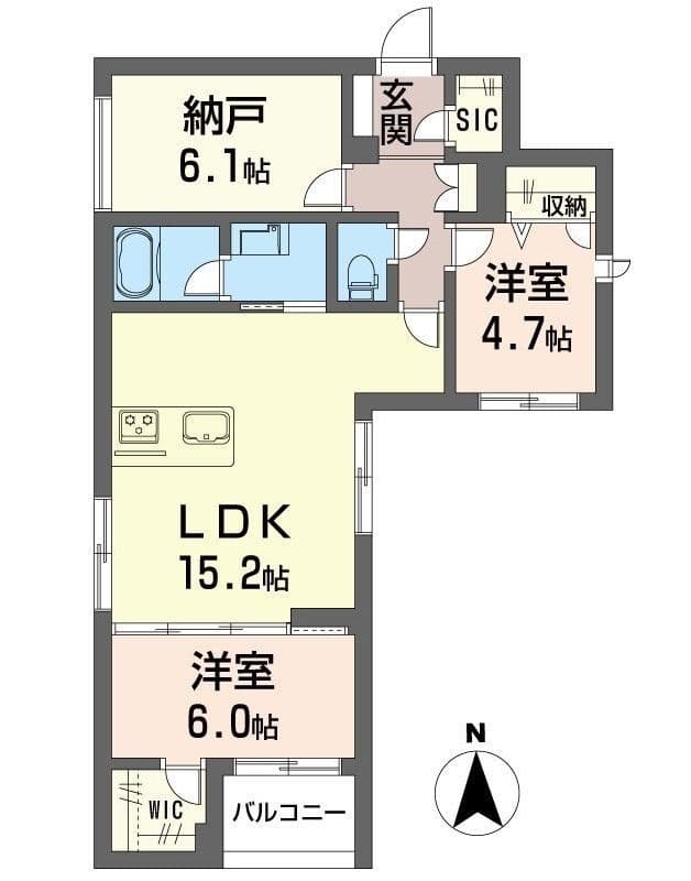 メゾン セルティア 101 間取り図