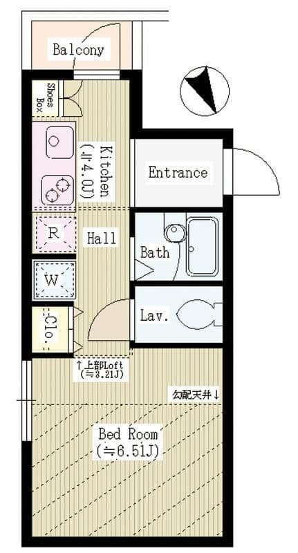 プリエール諏訪 302 間取り図