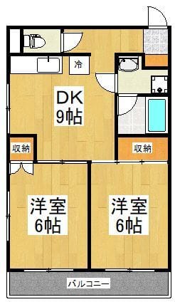 ORCHARD 402 間取り図