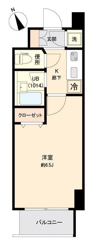 フォレシティ門前仲町 0703 間取り図