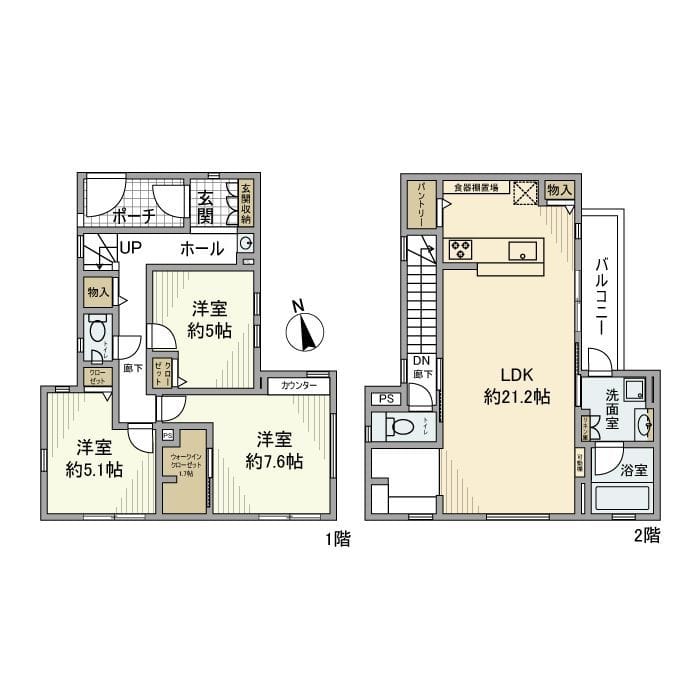 桜丘戸建 0 間取り図