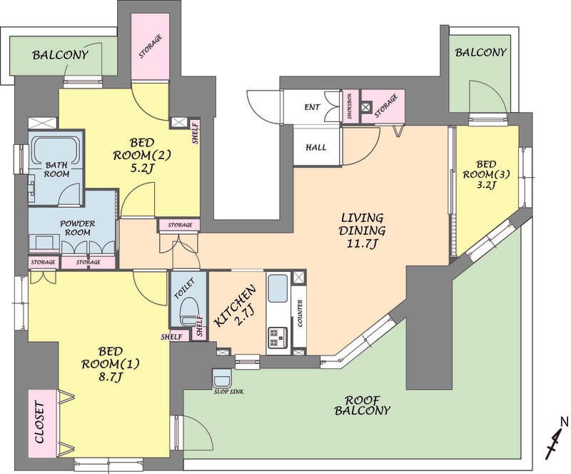 オージュ渋谷 401