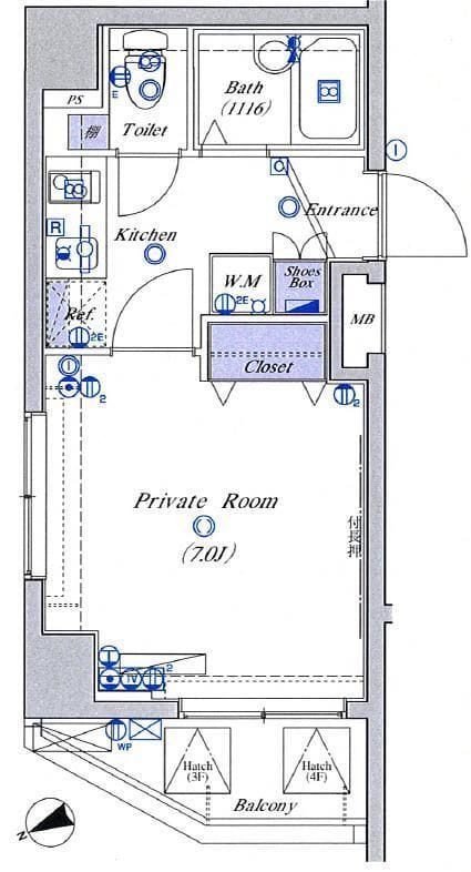 クレイシア北千束 405