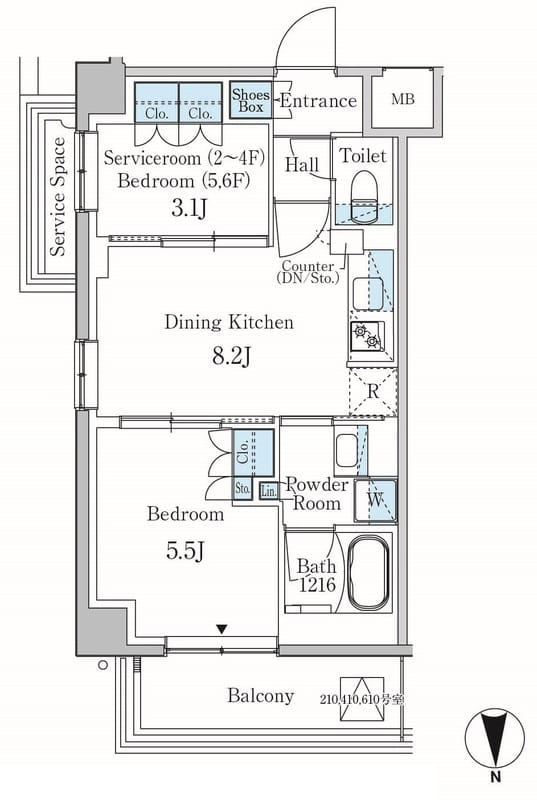 パークアクシス東蒲田 610
