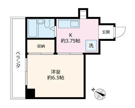 KOB8 303 間取り図