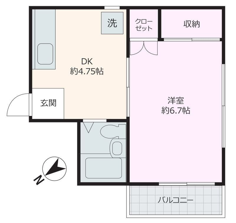 KOB8 501 間取り図