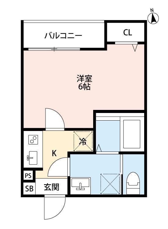 CRASTINE西尾久(クラスティーネニシオグ) 302 間取り図