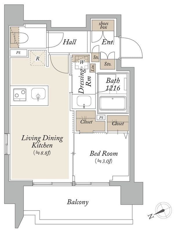 オーキッドレジデンス芝浦 0302