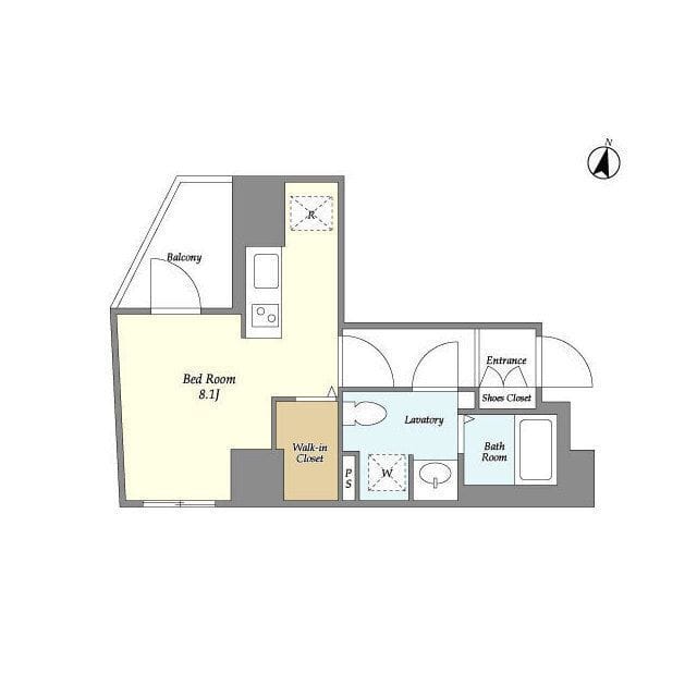 ピュアレジデンス小石川 0302 間取り図