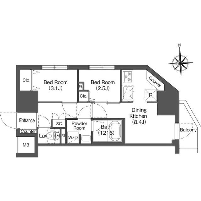 コンフォリア・リヴ木場 0401