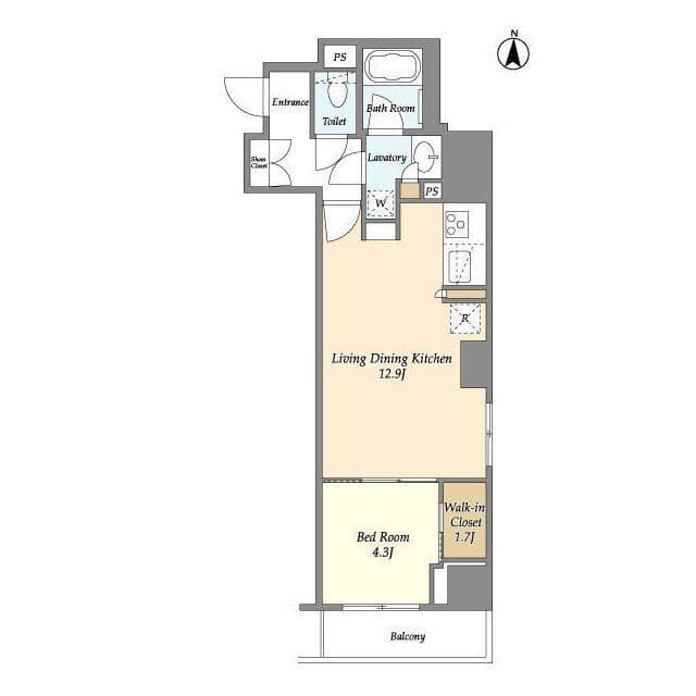 アスール両国 0902 間取り図