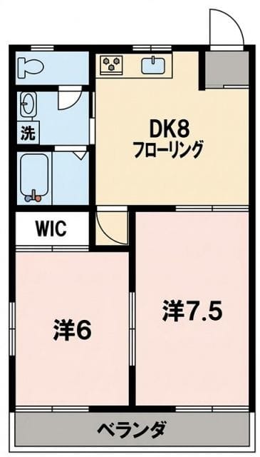 シャトレーK 201 間取り図