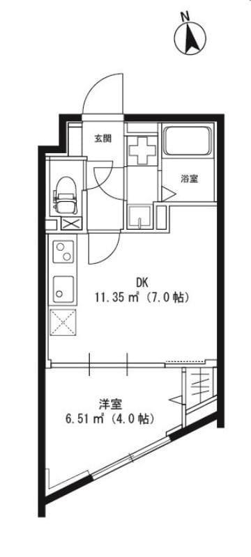 CREAL三軒茶屋 101 間取り図