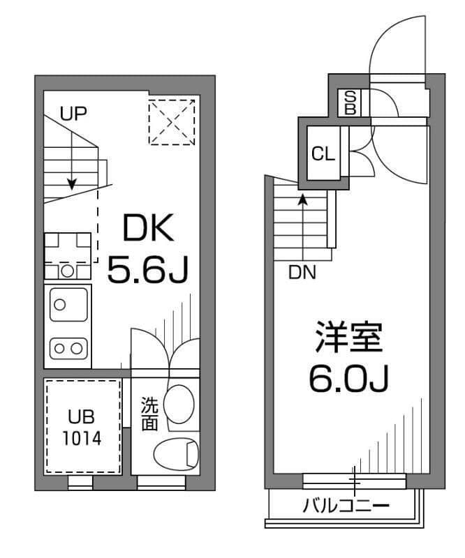 グランアセット千鳥町 103 間取り図