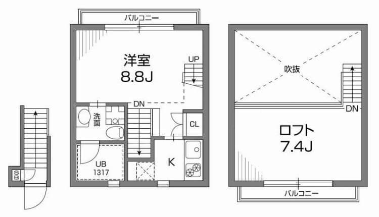 グランアセット千鳥町 209 間取り図