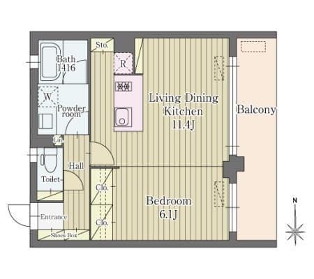 グランステージヒルズ旗の台の写真