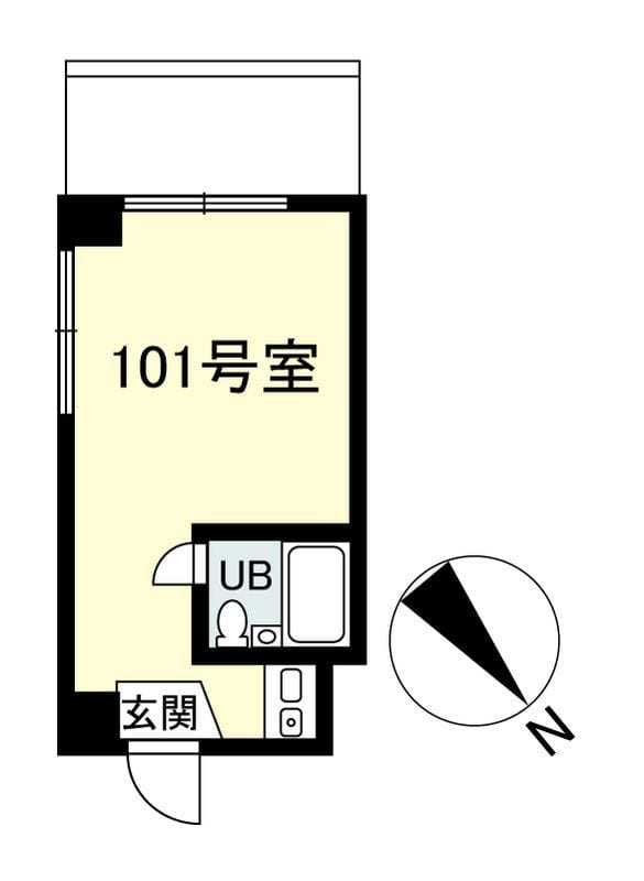 代官山テラス 101 間取り図