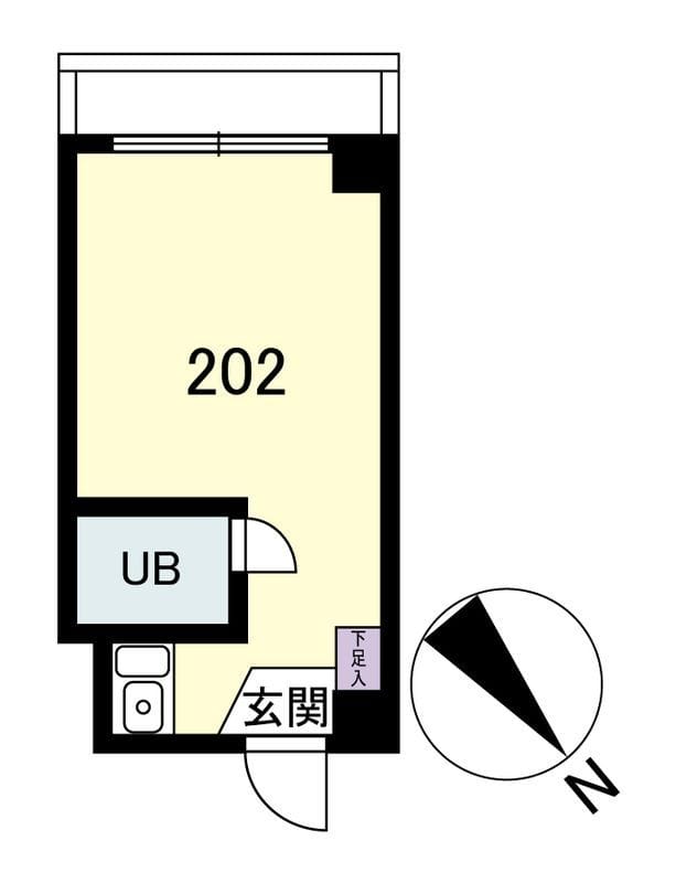 代官山テラス 202 間取り図