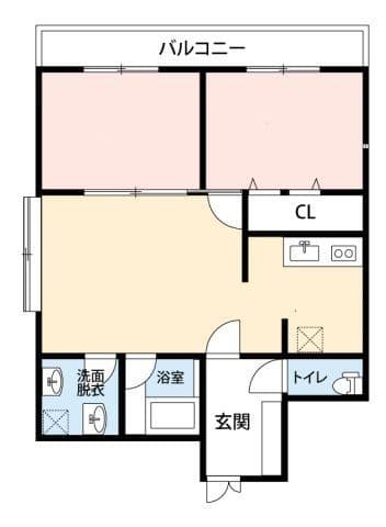 パルムハウス南大塚 504 間取り図