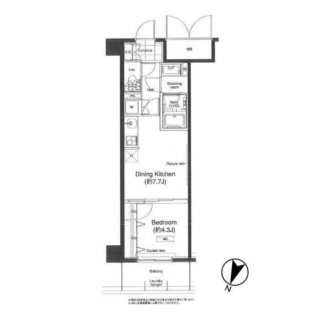 グランハイツ高田馬場 0606 間取り図