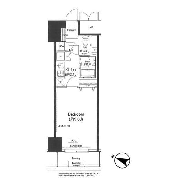 グランハイツ高田馬場 0825 間取り図