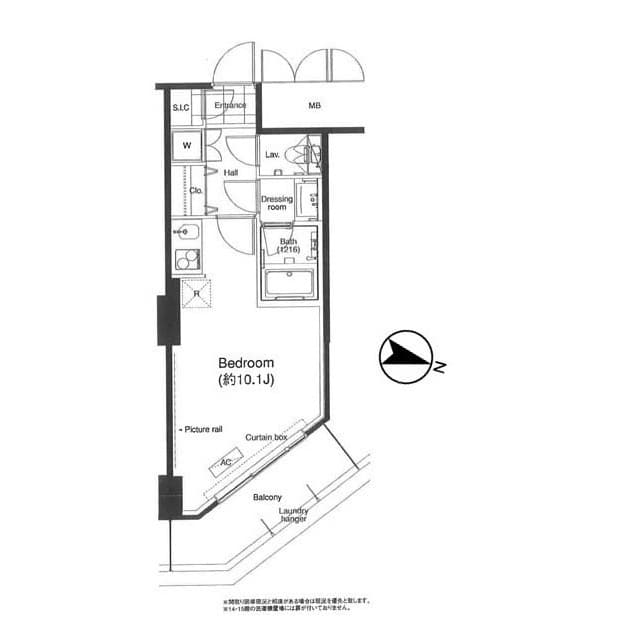 グランハイツ高田馬場 1013 間取り図