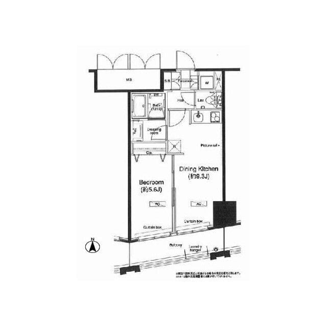 グランハイツ高田馬場 1218 間取り図